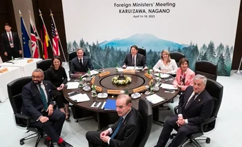 Reunión de cancilleres del G7 en Karuizawa, Nagano, Japón; abril de 2023