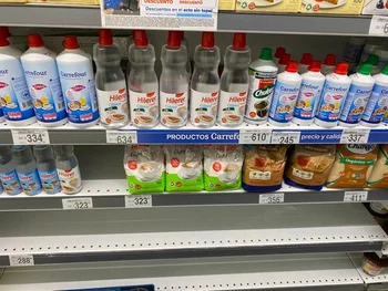 Precios de los productos en Argentina. 