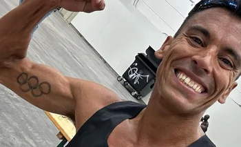 Andrés Zamora tras batir el RN de maratón