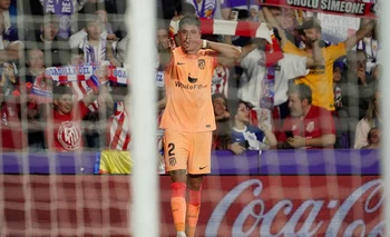 Josema Giménez celebra su gol ante Valladolid