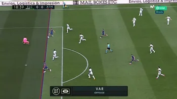 El gol que el VAR le anuló a Luis Suárez para Atlético de Madrid ante Elche