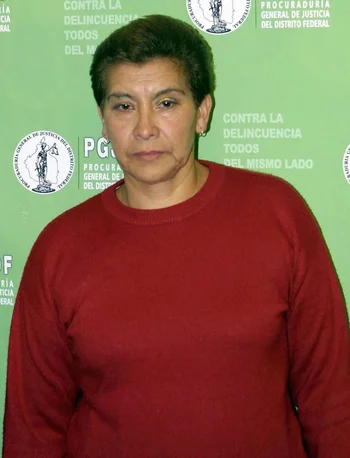 Juana Barraza, conocida como "la mataviejitas".