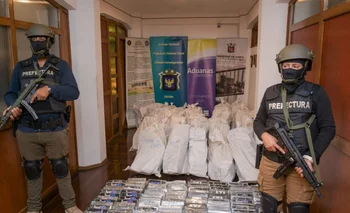 Se incautaron más de 1.400 kilos de cocaína este viernes en el puerto de Montevideo