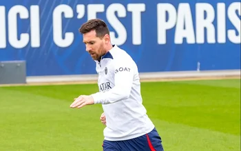 Lionel Messi volvió a entrenar en PSG