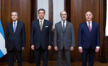 Los miembros de la Corte Suprema de Argentina
