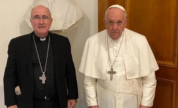 El cardenal Daniel Sturla y el papa Francisco