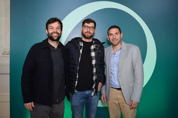 Martin Mateo, Christian Bouvier y Juan José Borrelli
