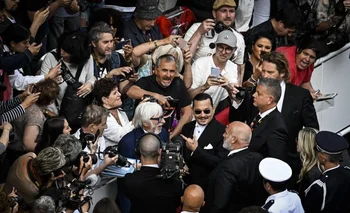 Johnny Depp en la apretura del Festival de Cannes