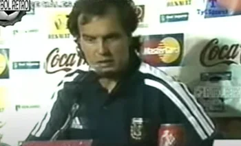 Marcelo Bielsa en el Centenario en 2001