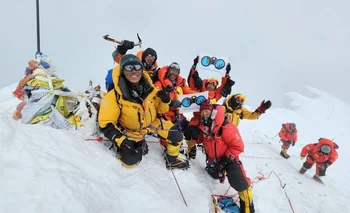 Montañistas en el Everest