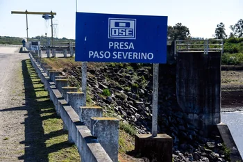 Represa de Paso Severino tiene menos de 2 millones de metros cúbicos de agua