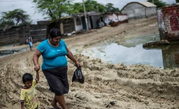 Las inundaciones causadas por el fenomeno de El Niño de 2016-2017 en Perú afectaron a 1,9 millones de personas.