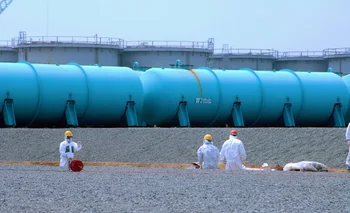 Tanques con agua contaminada de Fukushima