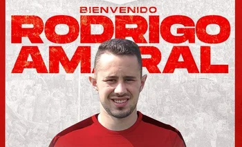 Rodrigo Amaral en su nuevo equipo