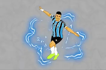 Los goles de Luis Suárez fueron reproducidos en una animación gráfica