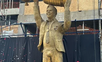 La estatua de Marcelo Gallardo que generó controversia