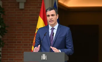 El presidente del Gobierno español Pedro Sánchez
