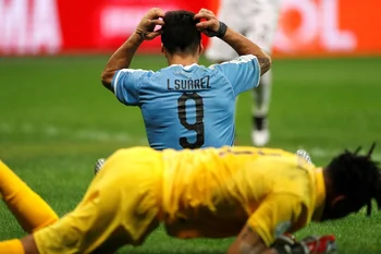 Luis Suárez contra Perú en Brasil 2019