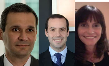 Enrique Ermoglio (Deloitte), Agustín Sheppard (UnionCapital), Adriana Ascione (Vantem)