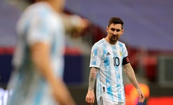 La remera de Messi fue a parar a las manos de Gio González