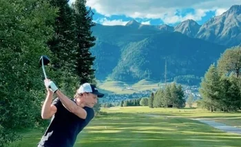 Diego Forlán jugó al golf en la Celebrity Charity Golf Cup 2022 