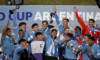 La selección uruguaya sub 20 campeona del mundo en Argentina