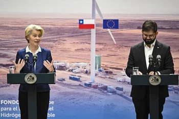 Boric y Von der Leyen señalaron que esperan firmar antes de fin de año un Acuerdo Marco Avanzado de asociación Chile-UE