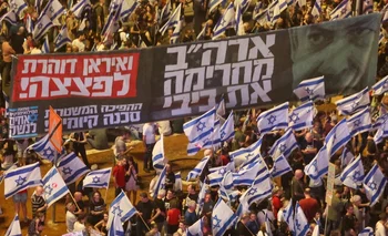 Manifestación en Israel contra la reforma judicial de Netanyahu