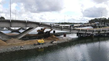 Puente de La Barra en junio de 2023