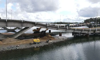 Puente de La Barra en junio de 2023