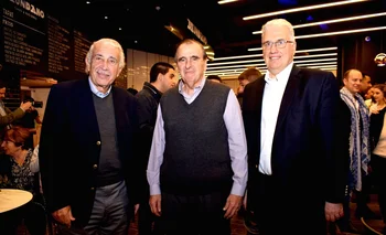 Alegre Sasson, Mario Galbarino y Mauricio Openhaimer INST