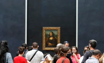 La Gioconda en el Louvre de París