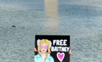 Un cartel en una manifestación de #FreeBritney