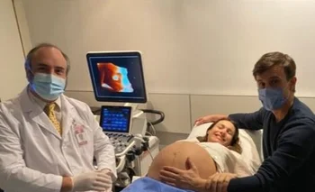 El miércoles Pampita publicó una de las últimas imágenes de su embarazo