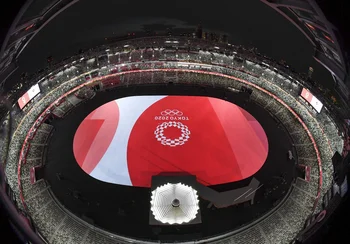 Así luce el estadio olímpico previo a la ceremonia de apertura de los Juegos Olímpicos