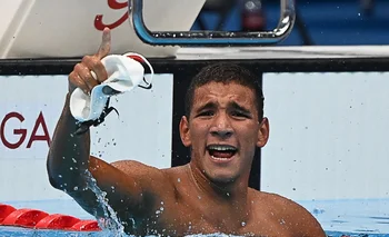 Ahmed Hafnaoui dio la gran sorpresa de la natación hasta el momento en Tokio