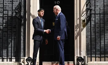 Rishi Sunak y Joe Biden se reunieron en Londres