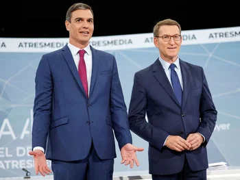 Sánchez y Feijóo se enfrentaron en el único debate de la campaña.