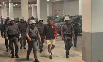 Avellino fue detenido en el estadio de Corinthians