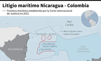 Disputa sobre límites marítimos entre Colombia y Nicaragua