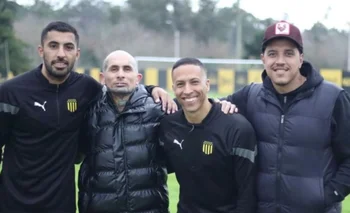 Maxi Olivera, Emanuel Noir, Kevin Méndez y Maxi Arias