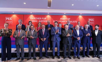 Foto de familia de los presidentes en la cumbre de la Celac y la Unión Europea