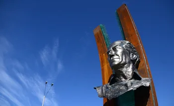 Busto de Wilson Ferreira Aldunate ubicado en Canelones
