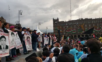 Manifestación por lo que sucedió en Ayotzinapa.