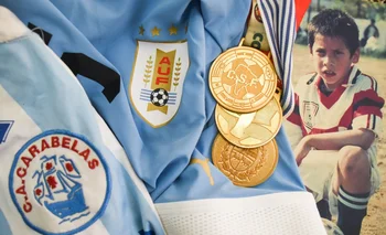 Camisetas y medallas de Mathías Olivera
