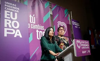 La eurodiputada de Podemos Idoia Villanueva 