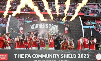 El Manchester City de Julián Álvarez cayó por penales con el Arsenal en la final Community Shield