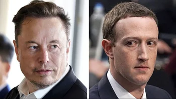 Pelea de multimillonarios: Zuckerberg versus Musk.