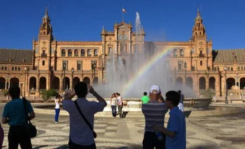 Turistas en España