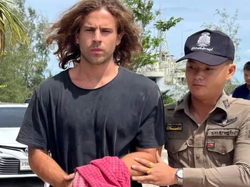 Daniel Sancho trasladado por fuerzas de seguridad en Tailandia